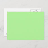 Pastel Limoen Sherbet Blank Briefkaart (Voorkant / Achterkant)