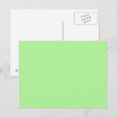 Pastel Limoensherbet Blank Briefkaart (Voorkant / Achterkant)