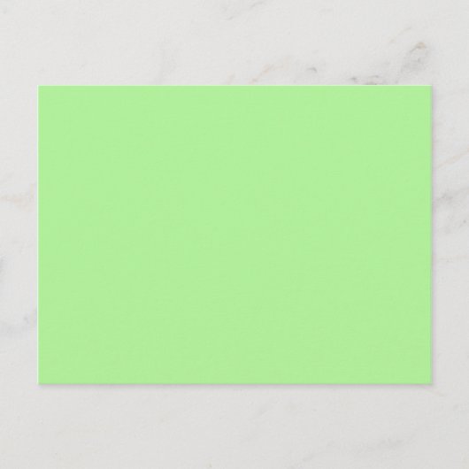 Pastel Limoensherbet Blank Briefkaart (Voorkant)