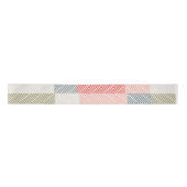 Pastel Line Pattern Ribbon Satijnen Lint (Voorkant)