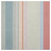 Pastel Lines Aqua Coral Stof (Swatch)