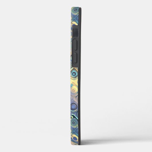 Pastel Liquid Stippen Abstract Patroon Case-Mate iPhone Case (Achterkant / Links)