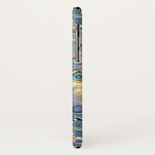 Pastel Liquid Stippen Abstract Patroon Case-Mate iPhone Case (Achterkant/links)