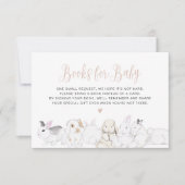Pastel Little Bunny Rabbit Boeken voor Baby Kaart (Voorkant)