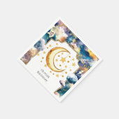 Pastel Little Moon Verjaardag Servet (Hoek)