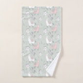 Pastel Llama Pattern Bad Handdoek (Handdoek)
