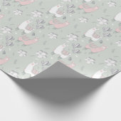 Pastel Llama Pattern Cadeaupapier (Hoek)