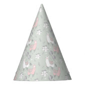 Pastel Llama Pattern Feesthoedjes (Voorkant)