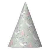 Pastel Llama Pattern Feesthoedjes (Links)