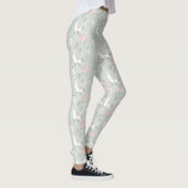 Pastel Llama Pattern Leggings (Rechts)