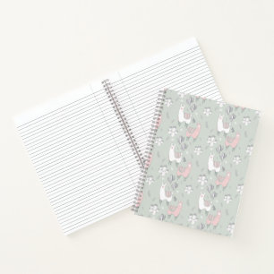 Pastel Llama Pattern Notitieboek