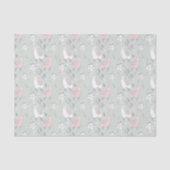 Pastel Llama Pattern Tissuepapier (Voorkant)