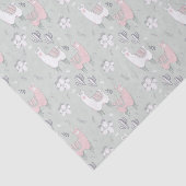 Pastel Llama Pattern Tissuepapier (Detail)