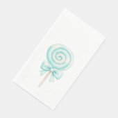 Pastel Lollypop Verjaardagsfeest Servetten (Hoek)
