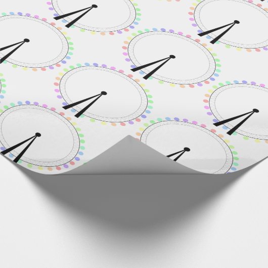 Pastel London Eye Theme Wrapping Paper Cadeaupapier (Hoek)