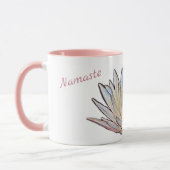 Pastel Lotus Bloesem Waterlelie Botanische Bloemen Mok (Links)