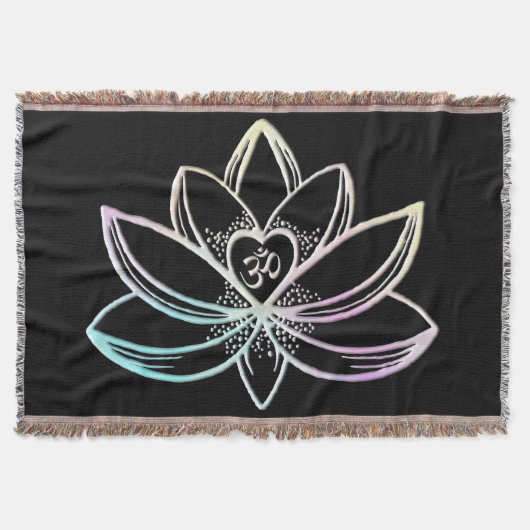 Pastel Lotus  Deken (Voorkant)