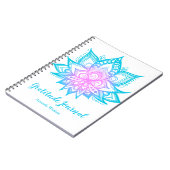 Pastel Lotus Flower Meditation Gratitude Journal Notitieboek (Linkerzijde)