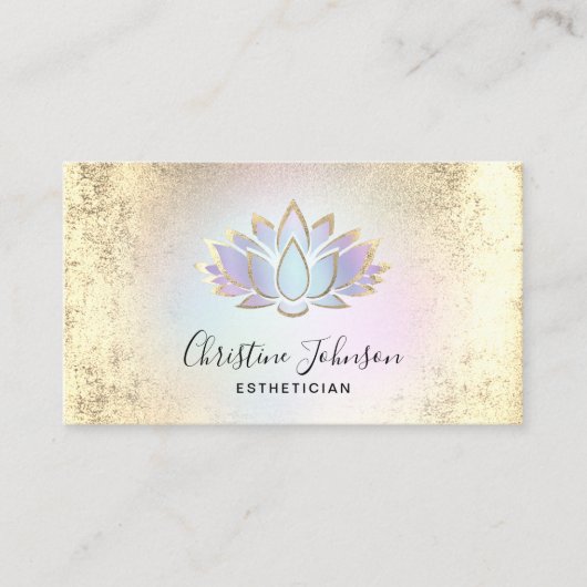 Pastel Lotus logo Visitekaartje (Voorkant)