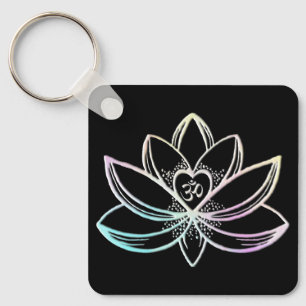 Pastel Lotus  Sleutelhanger
