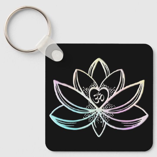 Pastel Lotus Sleutelhanger (Voorkant)