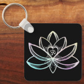 Pastel Lotus Sleutelhanger (Voorkant)