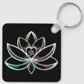 Pastel Lotus Sleutelhanger (Achterkant)