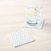 Pastel Love Heart Patroon Kartonnen Onderzetters (Insitu)