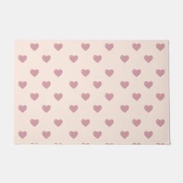 Pastel Love Hearts Deurmat
