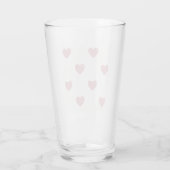 Pastel Love Hearts Glas (Achterkant)