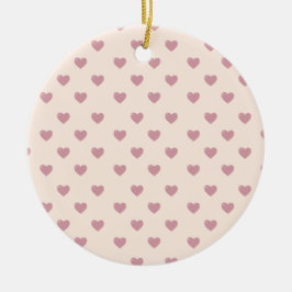 Pastel Love Hearts Keramisch Ornament