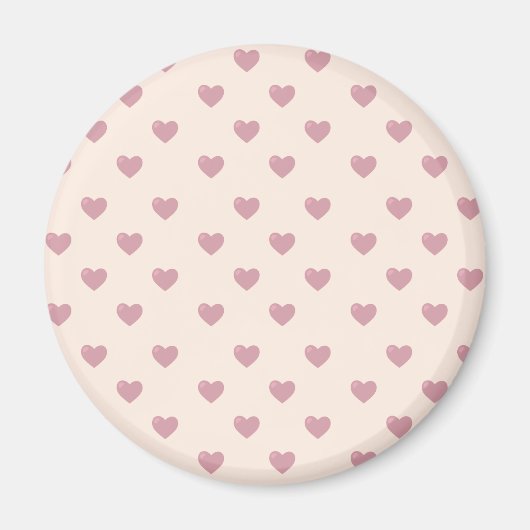 Pastel Love Hearts Magneet (Voorkant)