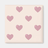 Pastel Love Hearts Magneet (Voorkant)
