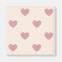 Pastel Love Hearts Magneet