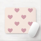 Pastel Love Hearts Muismat (Met muis)