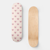 Pastel Love Hearts Persoonlijk Skateboard (Voorkant)