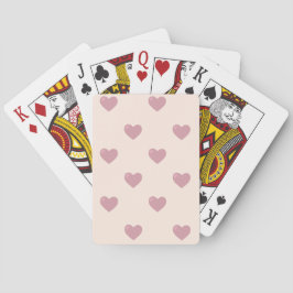 Pastel Love Hearts Pokerkaarten
