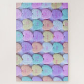 Pastel Love Hearts Snoep Words Legpuzzel (Verticaal)