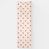 Pastel Love Hearts Spandoek (Verticaal)