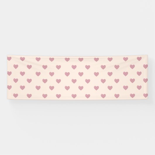 Pastel Love Hearts Spandoek (Horizontaal)