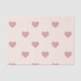 Pastel Love Hearts Tissuepapier