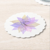 *~* Pastel LOVE ONDERZETTER EMOTO Leaves (Gekanteld)