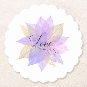 *~* Pastel LOVE ONDERZETTER EMOTO Leaves