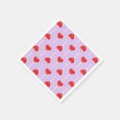 Pastel Love Suckers Rood Servet (Hoek)