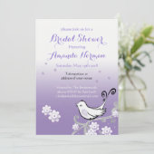 Pastel lovebirds bruiloft Vrijgezellenfeest uit te Kaart (Staand voorkant)