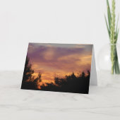 Pastel lucht landschap kaart (Voorkant)