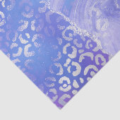 Pastel Luipaard Agate | Glam Abstract Steenpatroon Tissuepapier (Detail)