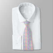 Pastel Luipaard Dierprint Patroon Stropdas (Gebonden)