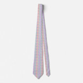 Pastel Luipaard Dierprint Patroon Stropdas (Voorkant)