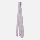 Pastel Luipaard Dierprint Patroon Stropdas (Achterkant)